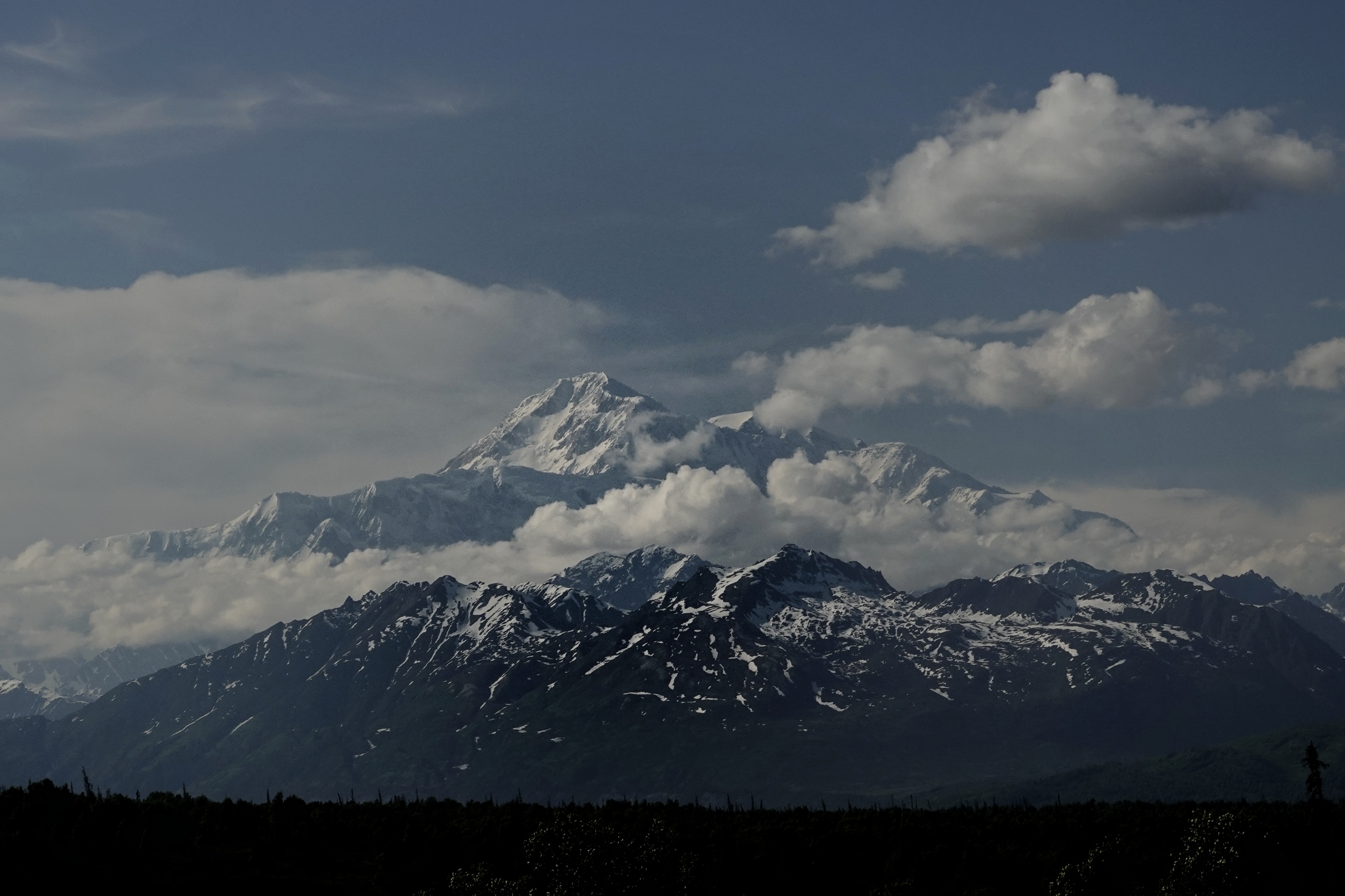 Mont Denali au loin